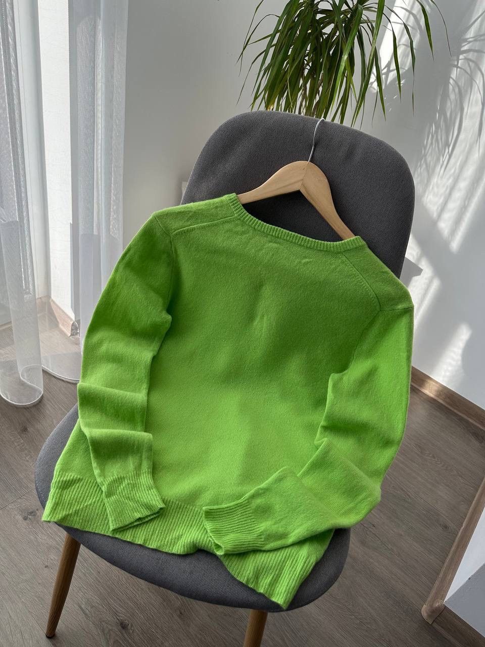Polo Ralph Lauren × Vintage Vintage Polo Ralph Lauren Cashmere Green Sweater Size S / US 4 / IT 40 - 14 Thumbnail