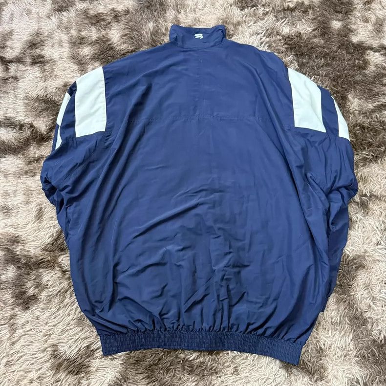Balenciaga Balenciaga Sportyb Embroidered Blue and White Color-Block J Size US S / EU 44-46 / 1 - 4 Thumbnail