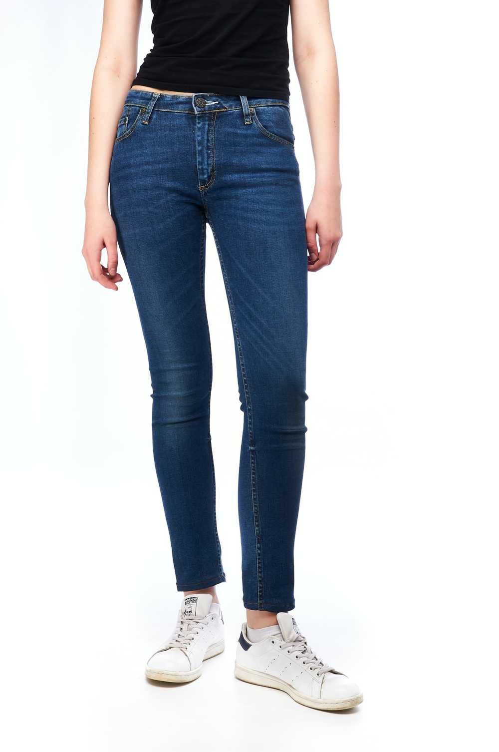 Acne Studios × Vintage 💎 Size 31/32 Flex Fresh Skinny Slim Blue Washed Denim Jeans Size 31" - 1 Thumbnail