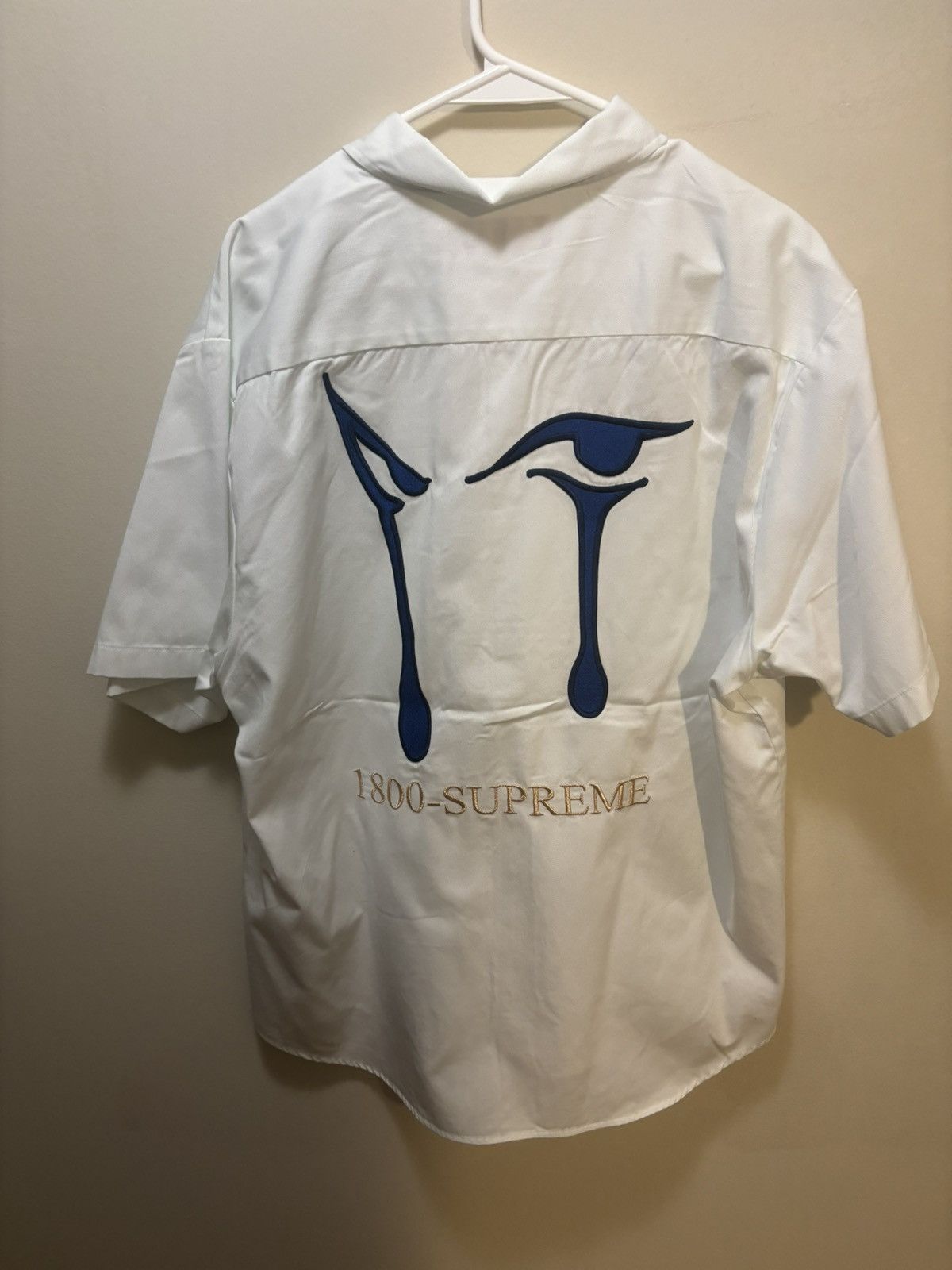 Supreme Supreme AOl Eyes S/S Work Shirt | Grailed
