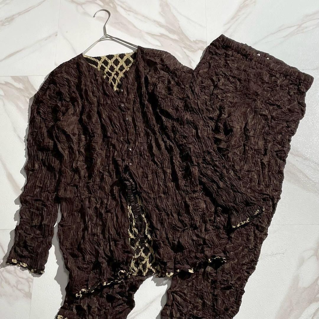 Issey Miyake ISSEY MIYAKE Reversible Pants Set Brown Size M Size US M / EU 48-50 / 2 - 1 Thumbnail