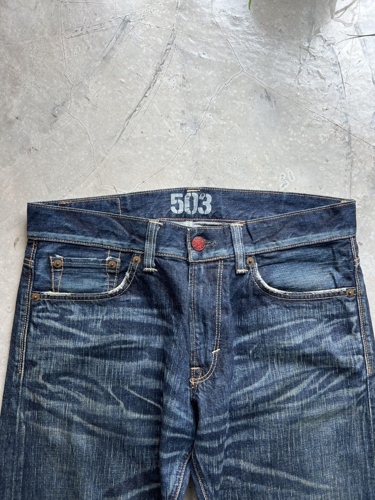 Edwin Edwin Blue Trip Tag size 34 Actual 36x32 Size US 34 / EU 50 - 2 Thumbnail