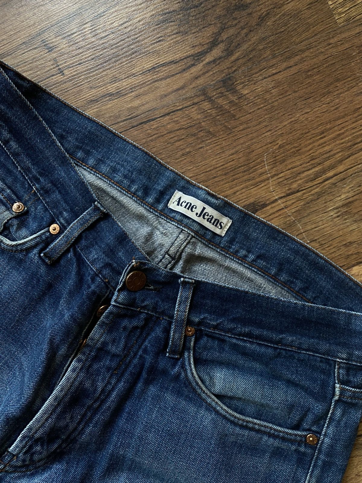 Acne Studios × Vintage Acne Studios Vintage Blue straight denim jeans Size US 34 / EU 50 - 2 Thumbnail