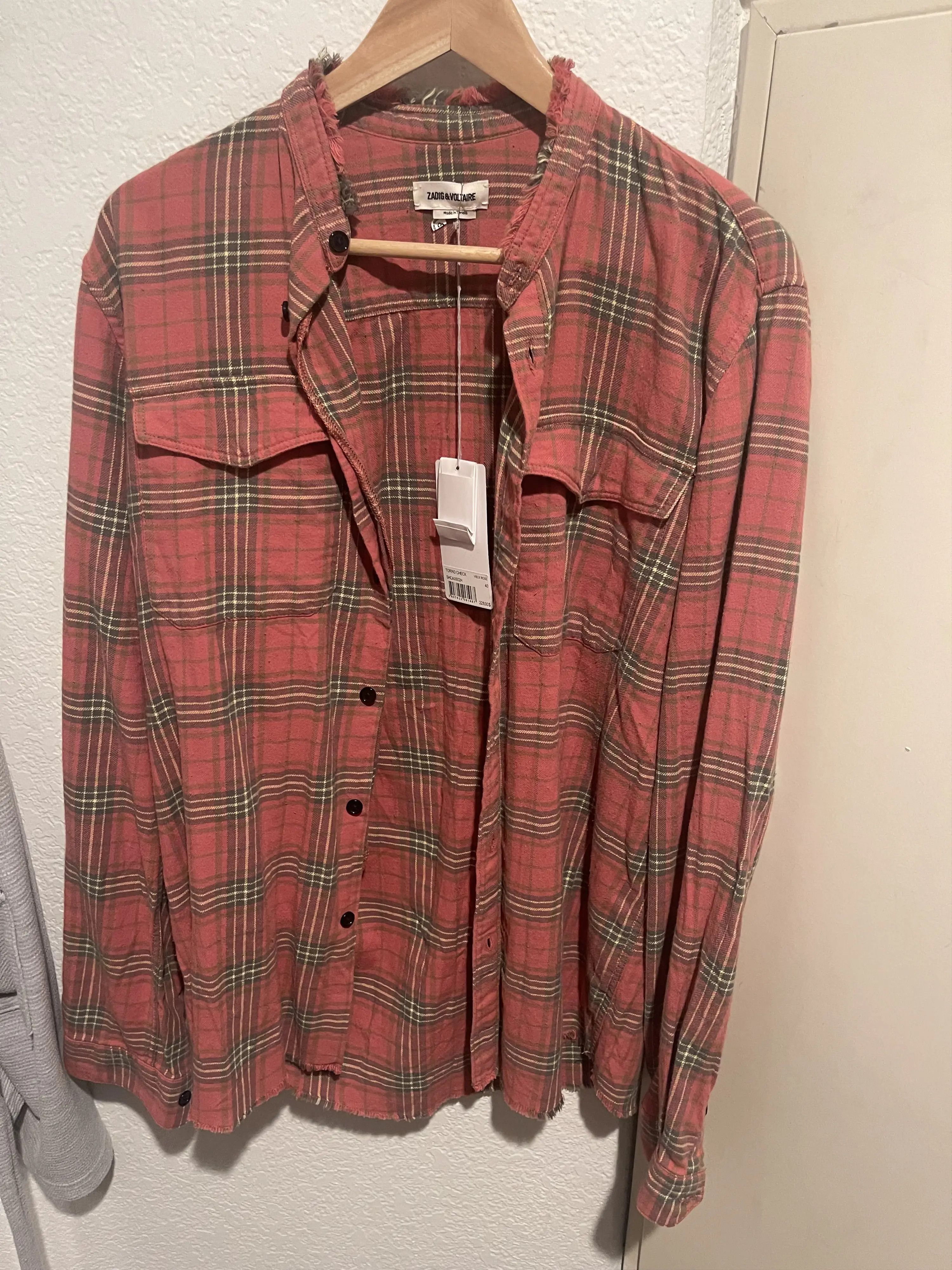 Zadig & Voltaire Zadig & Voltaire Torro Check Shirt Size US M / EU 48-50 / 2 - 1 Thumbnail