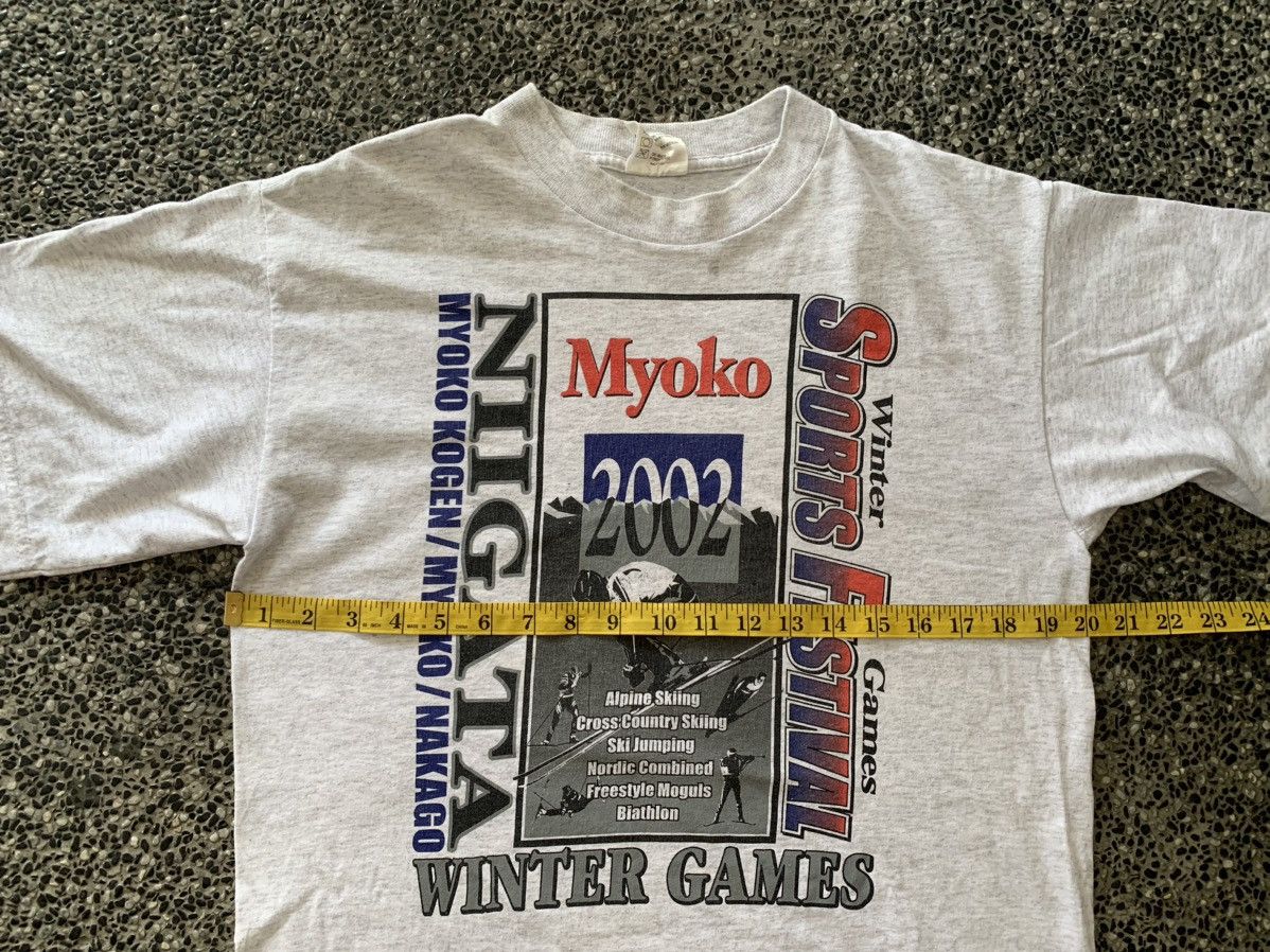Vintage Vintage 2002 Winter Games Sport Festival Myoko Kogen T shirt Size US M / EU 48-50 / 2 - 7 Thumbnail