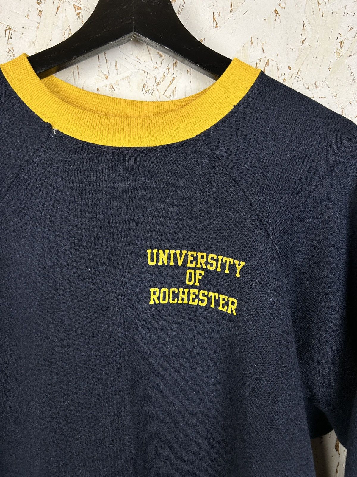 Velva Sheen 70s Vintage Veiva Sheen University Of Rochester Sweatshirt Size US M / EU 48-50 / 2 - 2 Thumbnail