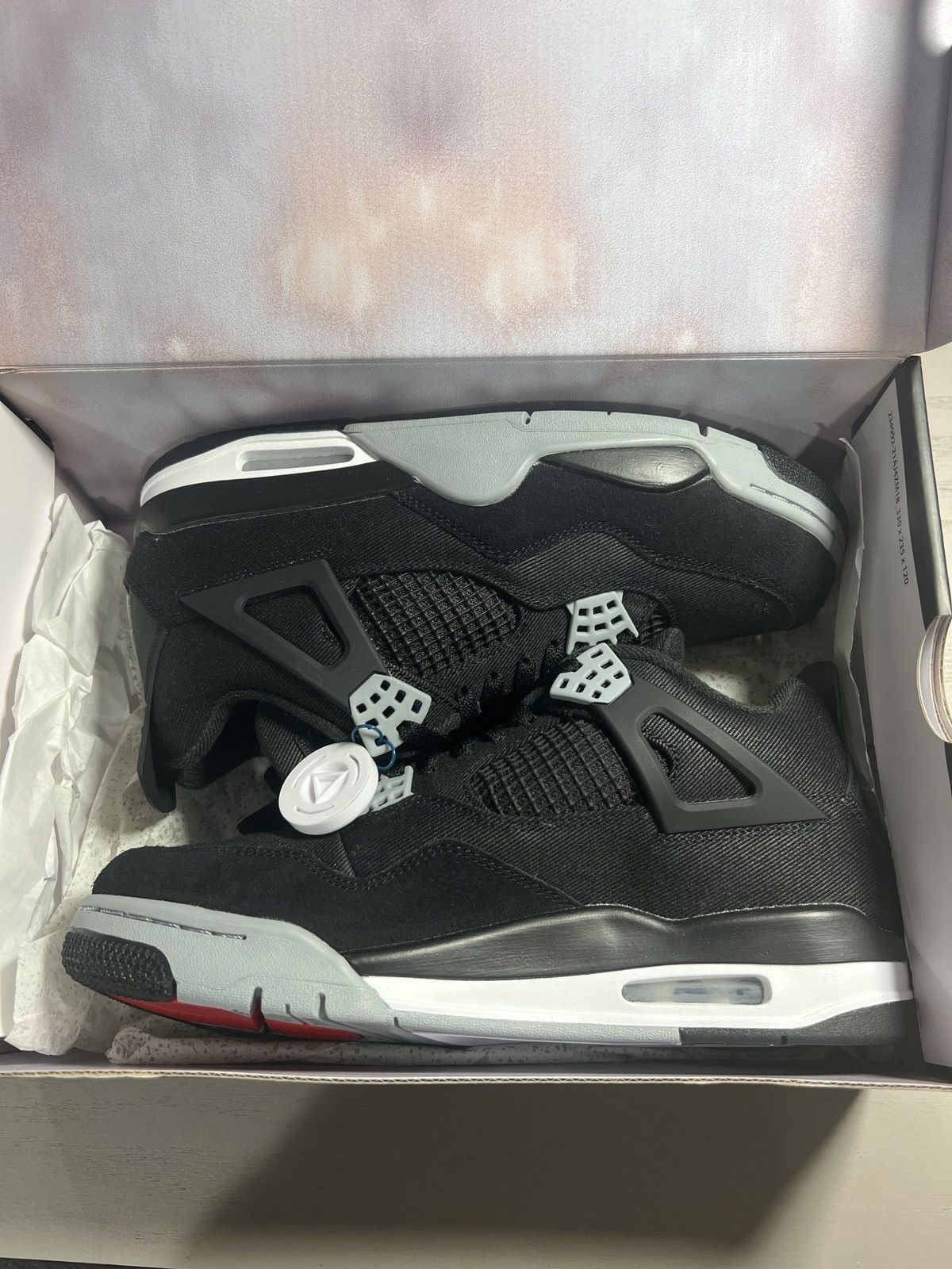 Jordan Brand Jordan 4 Black Canvas Size US 9 / EU 42 - 1 Thumbnail