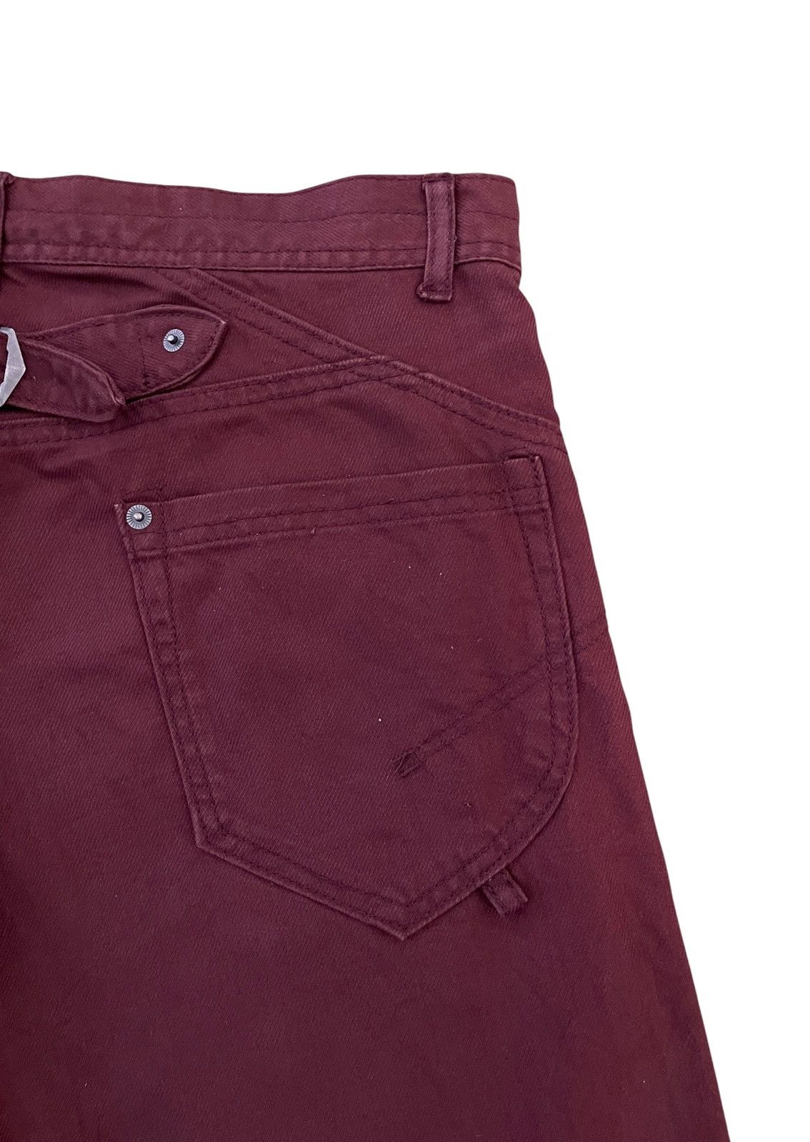 Le Grande Bleu (L.G.B.) Very Rare Vintage Brand Semantic Design Flared Jeans 2000s Size US 32 / EU 48 - 4 Thumbnail