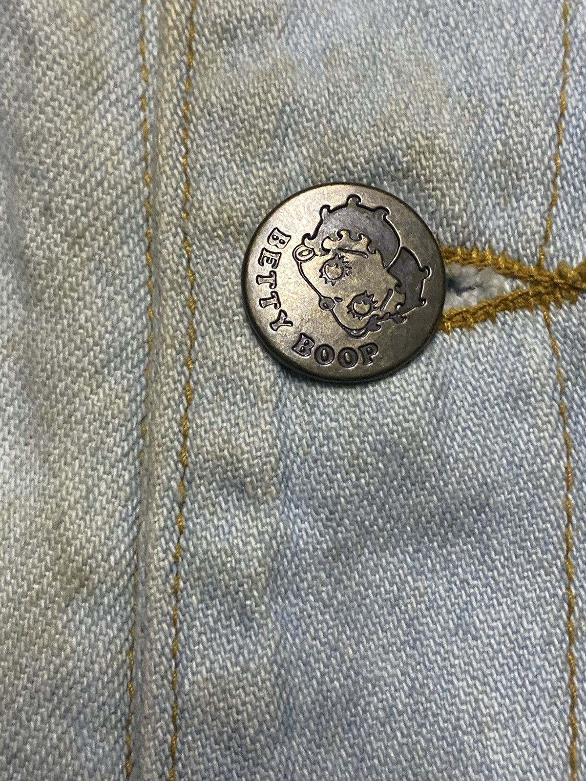 Japanese Brand Vintage Betty Boop Grunge Baggy Overall Denim Size US 33 - 10 Thumbnail