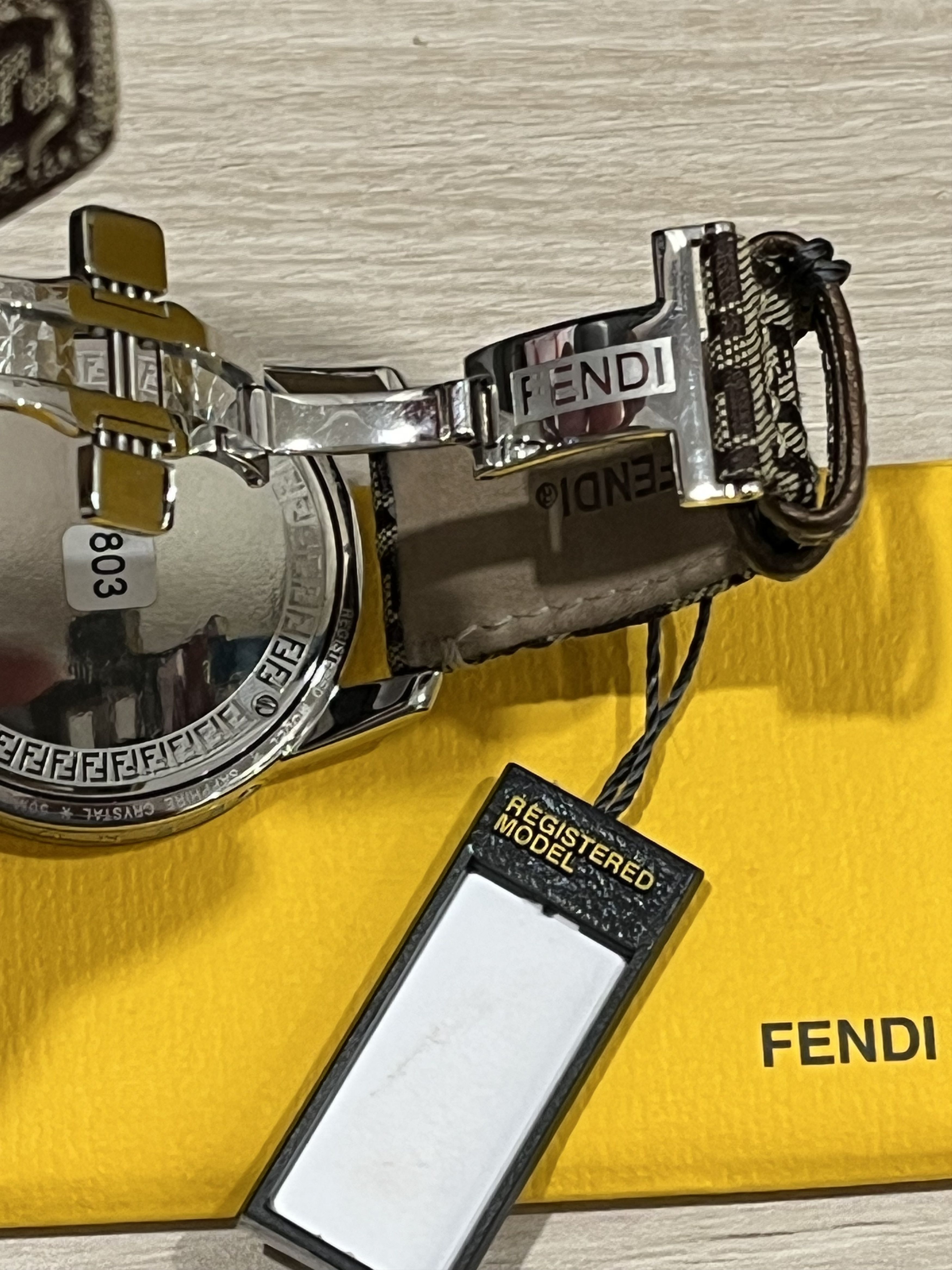 Fendi FENDI 005-2200M-436 Stainless Sapphire Crystal Wrist Watch Size ONE SIZE - 10 Thumbnail