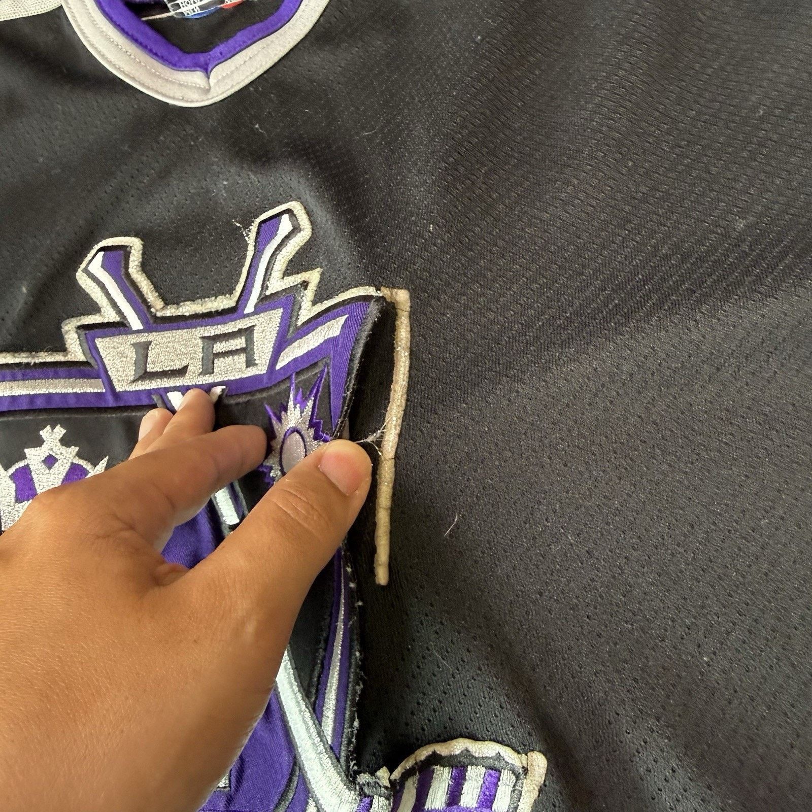 Ccm Vintage Los Angeles Kings Jersey 2XL Black Purple 90s CCM Size US XXL / EU 58 / 5 - 6 Thumbnail