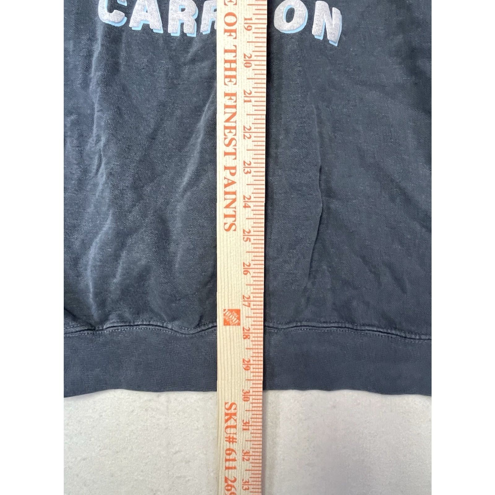 Vintage THREAD CARRY ON Sweatshirt Men XL Black Crew Neck Long Sleeve 90s Logo Pullover All Seasons Regular Size US XL / EU 56 / 4 - 5 Thumbnail
