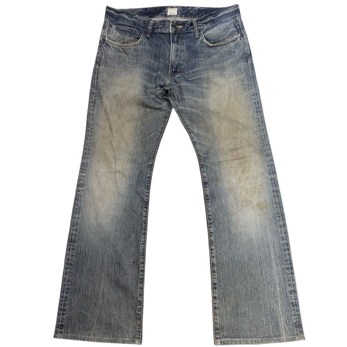 Kapital Flared ‼️ Japanese Denim Edwin 505 Dirty Washed Distressed Size US 33 - 1 Thumbnail