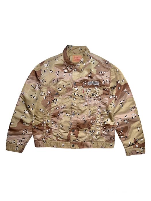 Supreme Supreme x Levis Camo Nylon Jacket | Grailed