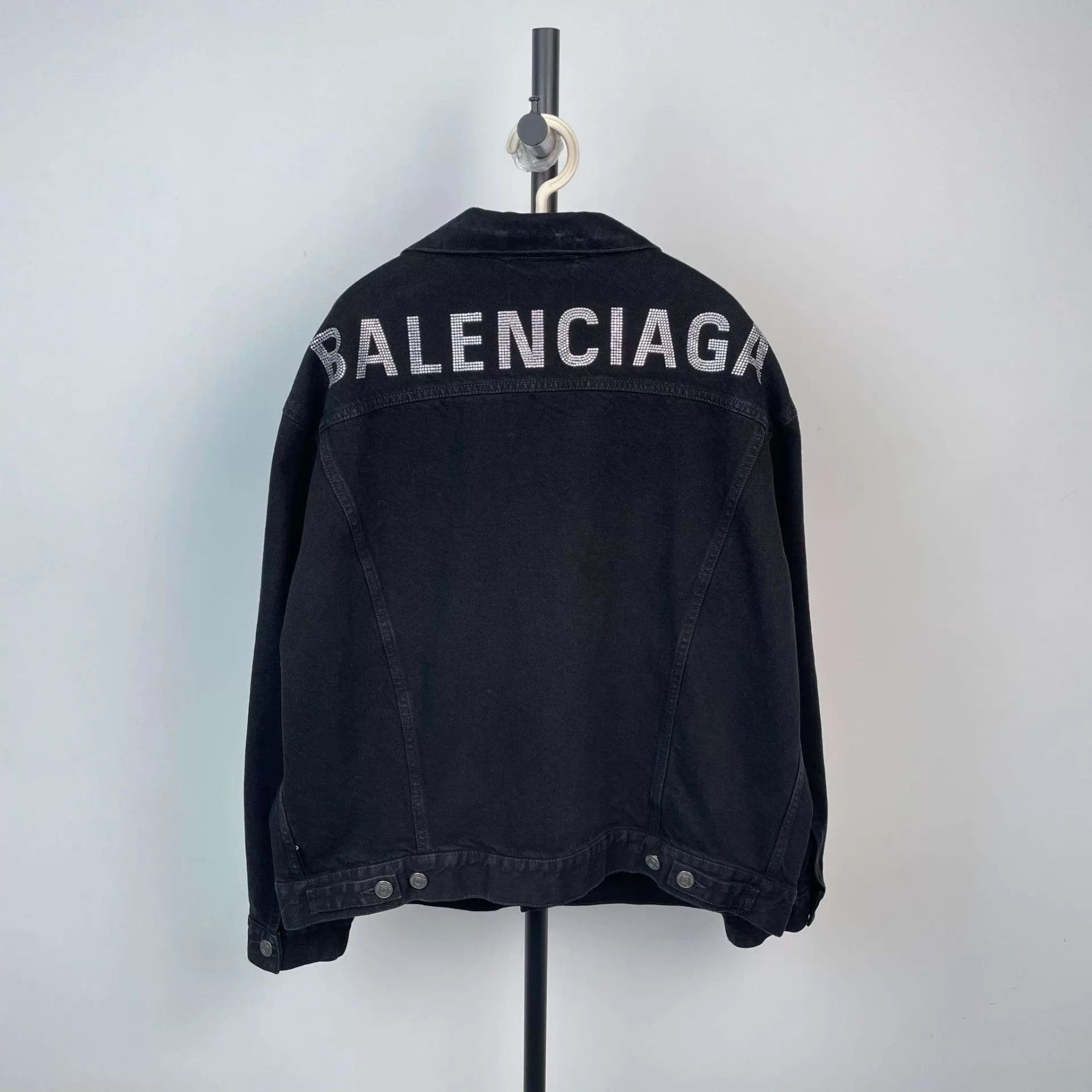 Balenciaga Balenciaga Denim Jacket Black 36 Size XS / US 0-2 / IT 36-38 - 2 Thumbnail
