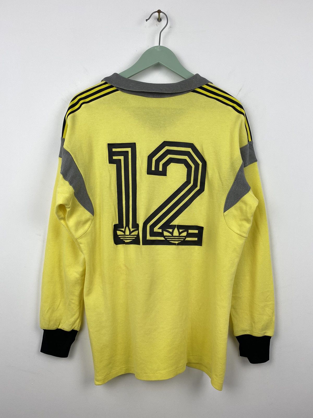 Adidas Vintage Adidas Winterthur 1980s #12 Ventex Soccer Jersey PSG Size US L / EU 52-54 / 3 - 1 Thumbnail