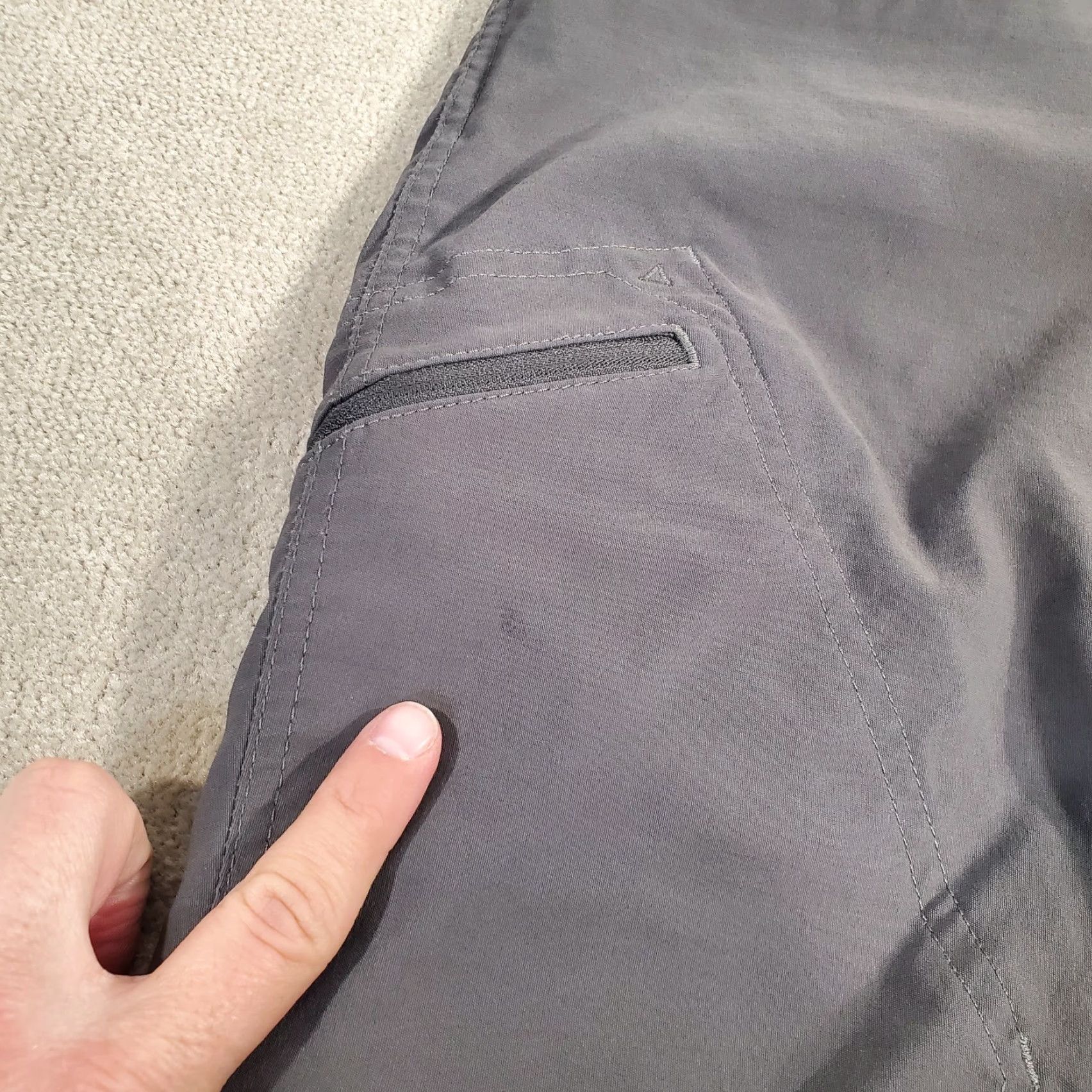 Eddie Bauer Eddie Bauer First Ascent Pants Mens 38x30 Gray Cargo Outdoors Hiking Stretch Size US 38 / EU 54 - 4 Thumbnail