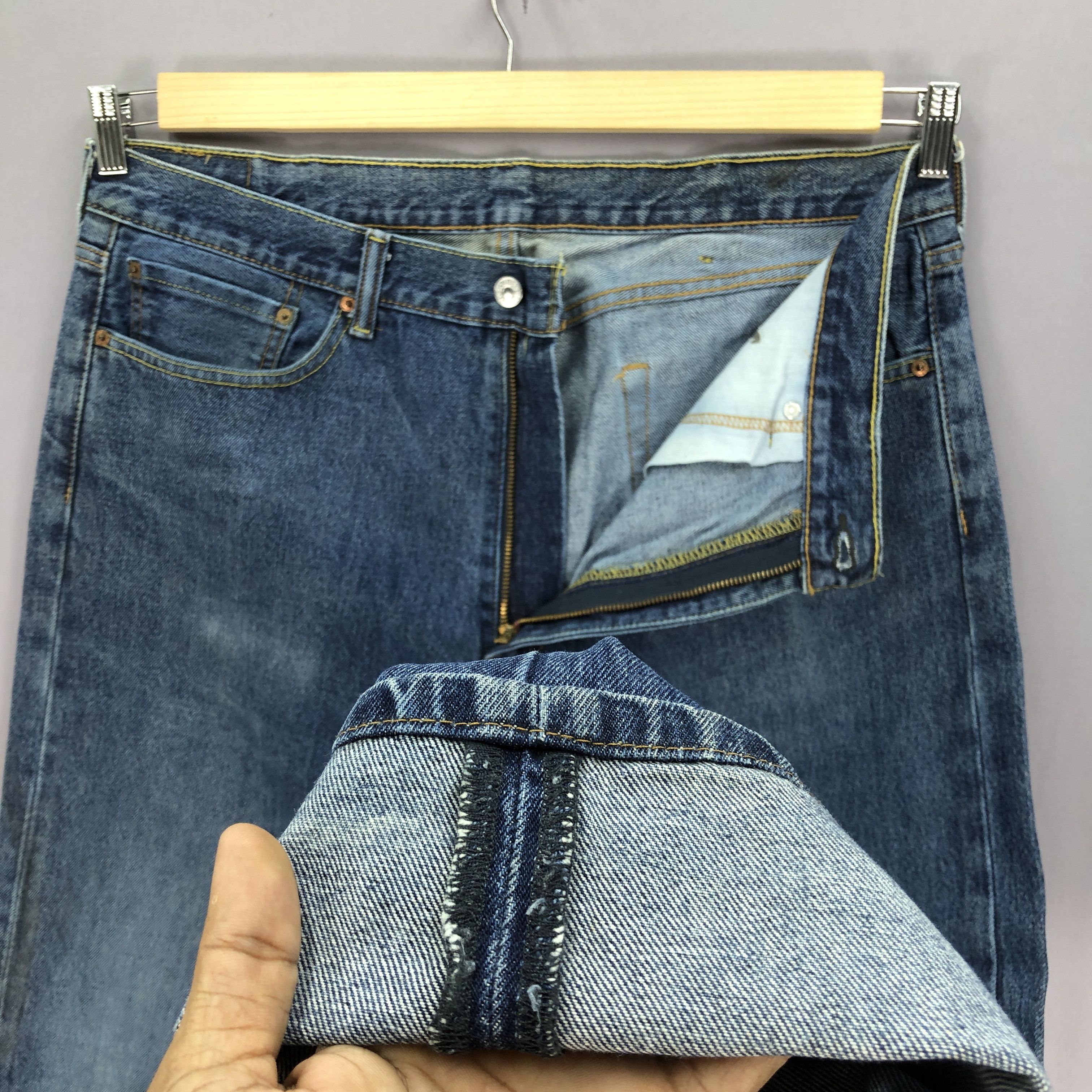 Levi's Vintage Levis 505 Stone Wash Jeans Levi's Faded Denim Pants Size US 38 / EU 54 - 7 Thumbnail