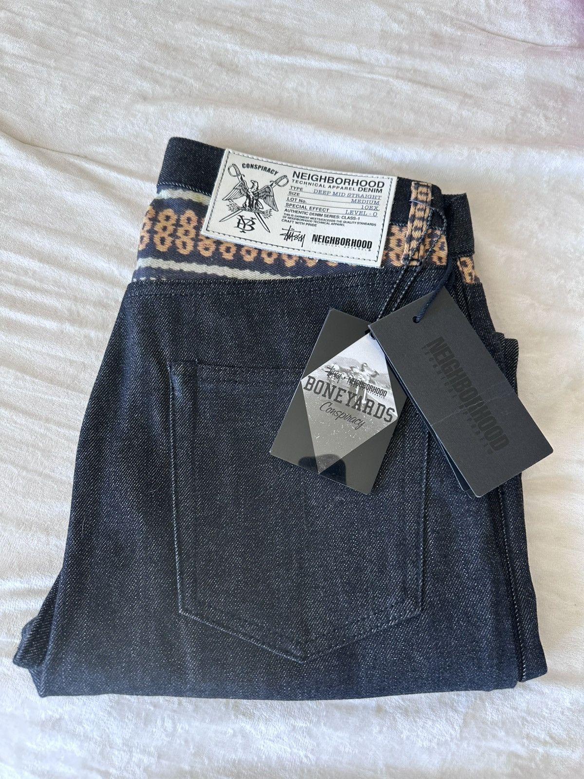 Stussy Neighborhood x Stussy Japanese Selvedge Demin Size US 32 / EU 48 - 1 Thumbnail