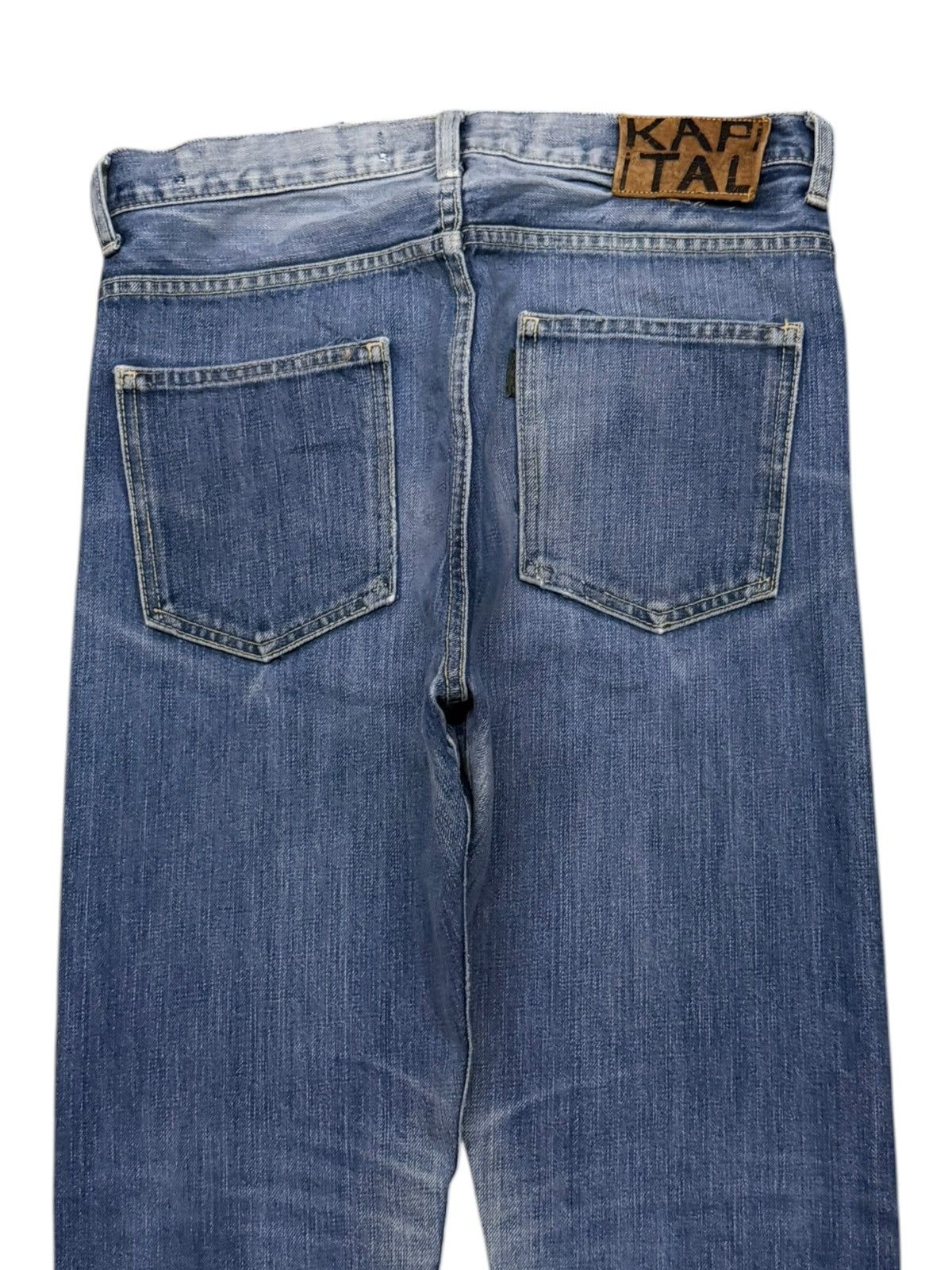 Kapital Vintage KAPITAL Okayama Japan Half Selvedge Denim Jeans W29 Size US 29 - 5 Thumbnail