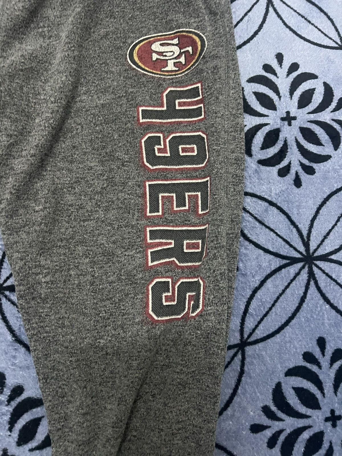 NFL × Vintage SF 49ERS - Vintage Track Jogger Pant Size US 33 - 2 Thumbnail