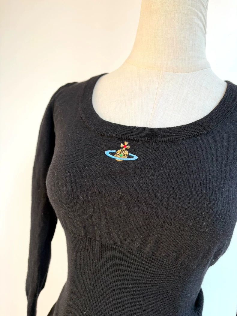 Vivienne Westwood Vivienne Westwood Round collar colored Saturn knit sweater Size M / US 6-8 / IT 42-44 - 6 Thumbnail