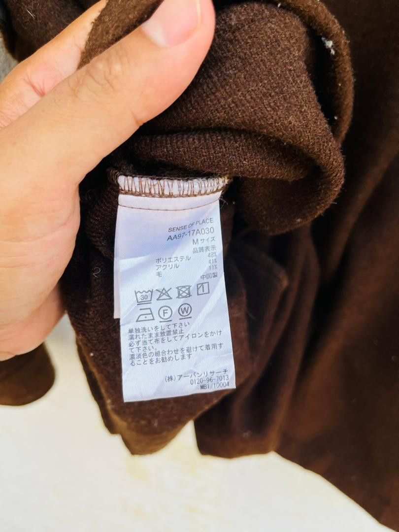 Japanese Brand × Vintage Vintage Sense Of Place Wool Designed Fashion Style Size US XL / EU 56 / 4 - 9 Thumbnail