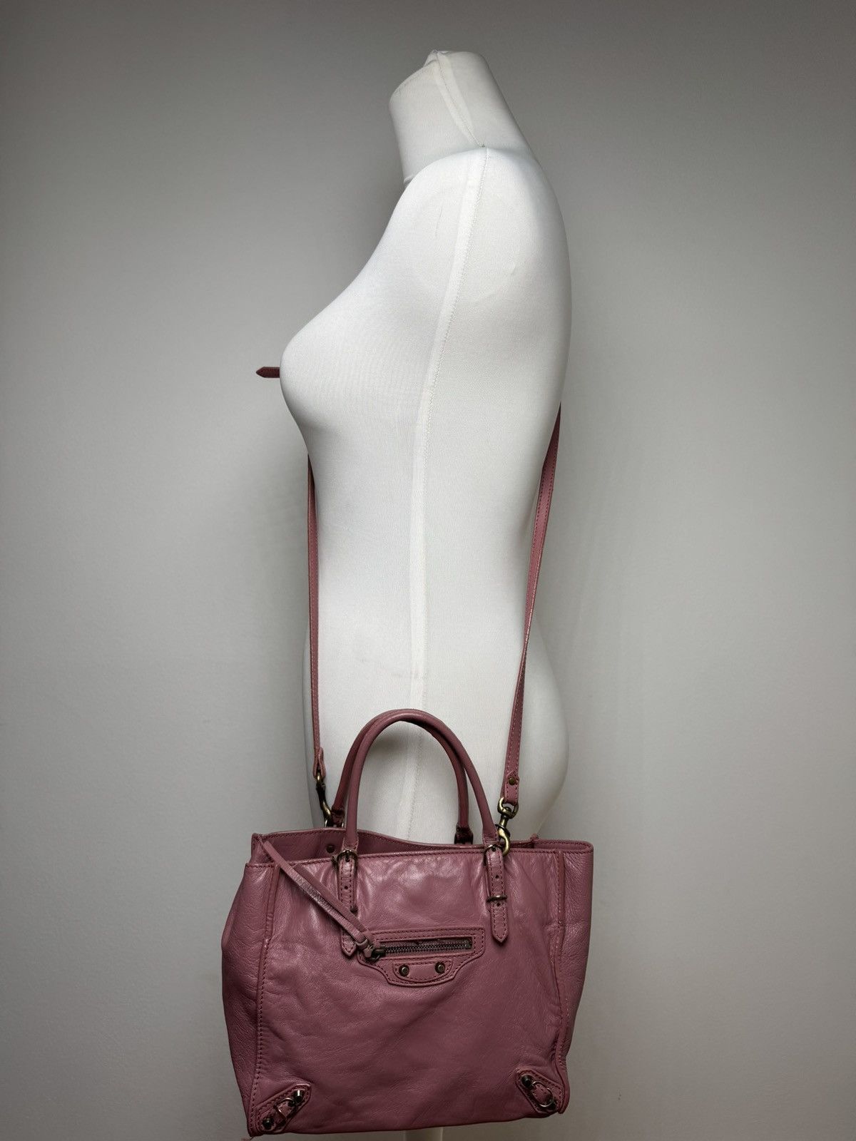 Balenciaga Vintage Balenciaga 2Way Mini City Bag Pink Size ONE SIZE - 11 Thumbnail