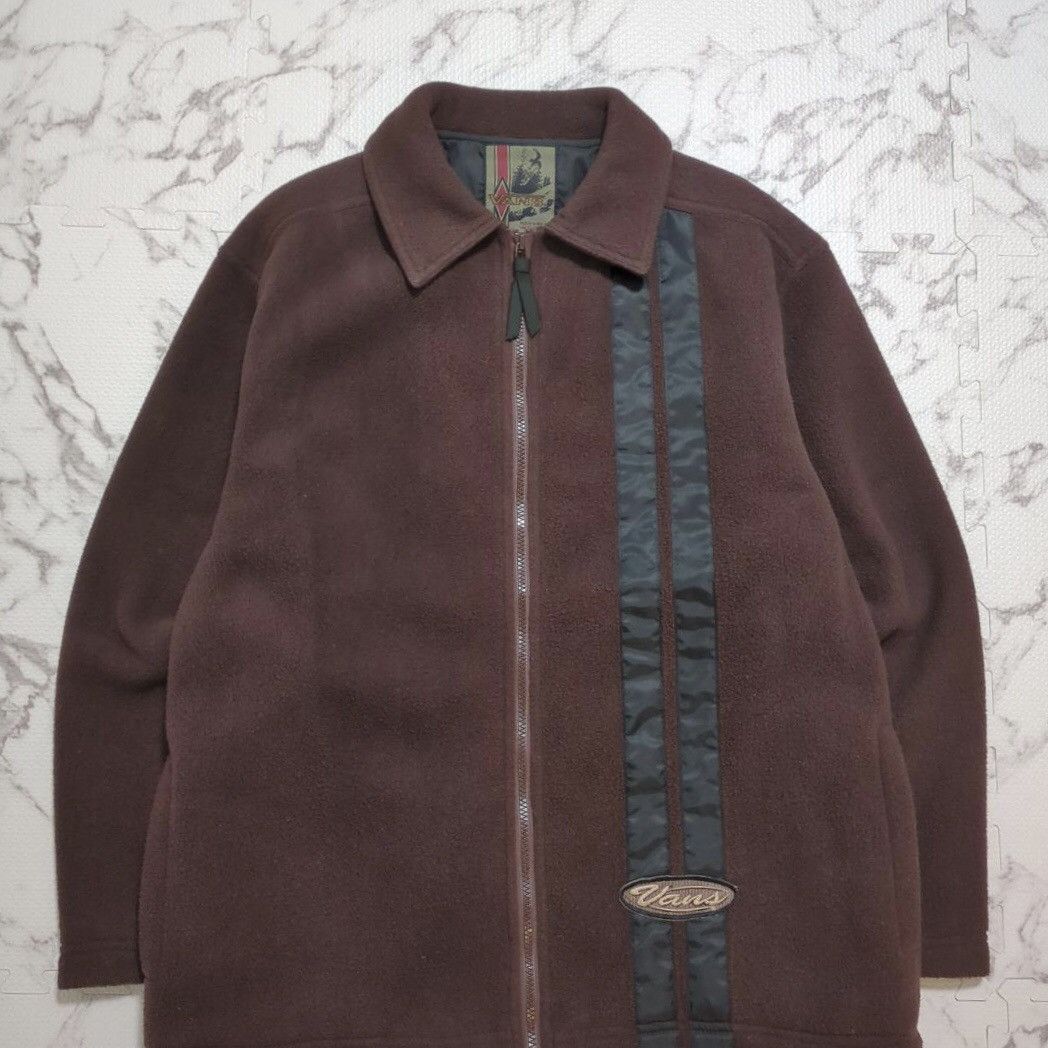 Vans Vintage 90s VANS Old Vans fleece zip-up blouson Jacket Size US M / EU 48-50 / 2 - 2 Thumbnail