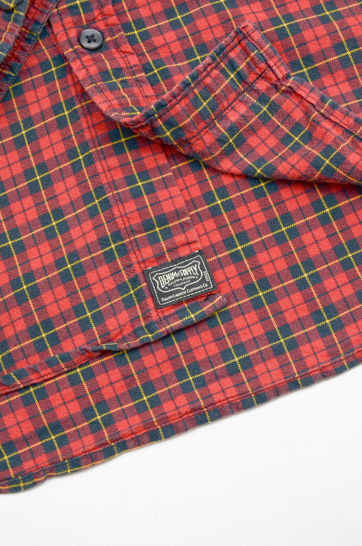 Denim & Supply Ralph Lauren Denim & Supply Ralph Lauren Red Plaid Flannel Shirt XL Size US XL / EU 56 / 4 - 4 Thumbnail