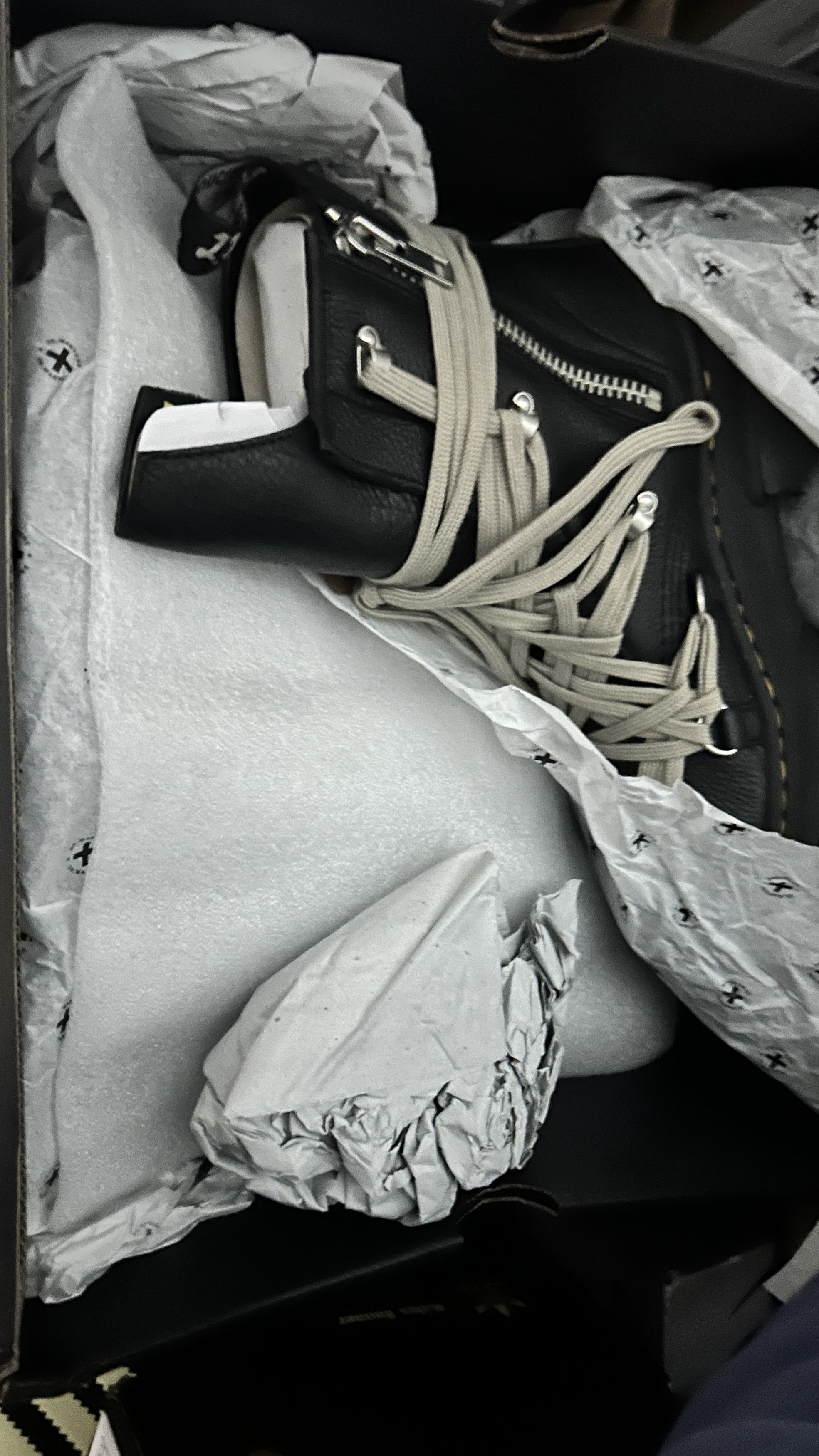Dr. Martens × Rick Owens Rick Owens Dr Martens 1460 DMXL Mega Lace Boot Size US 9 / EU 42 - 2 Thumbnail
