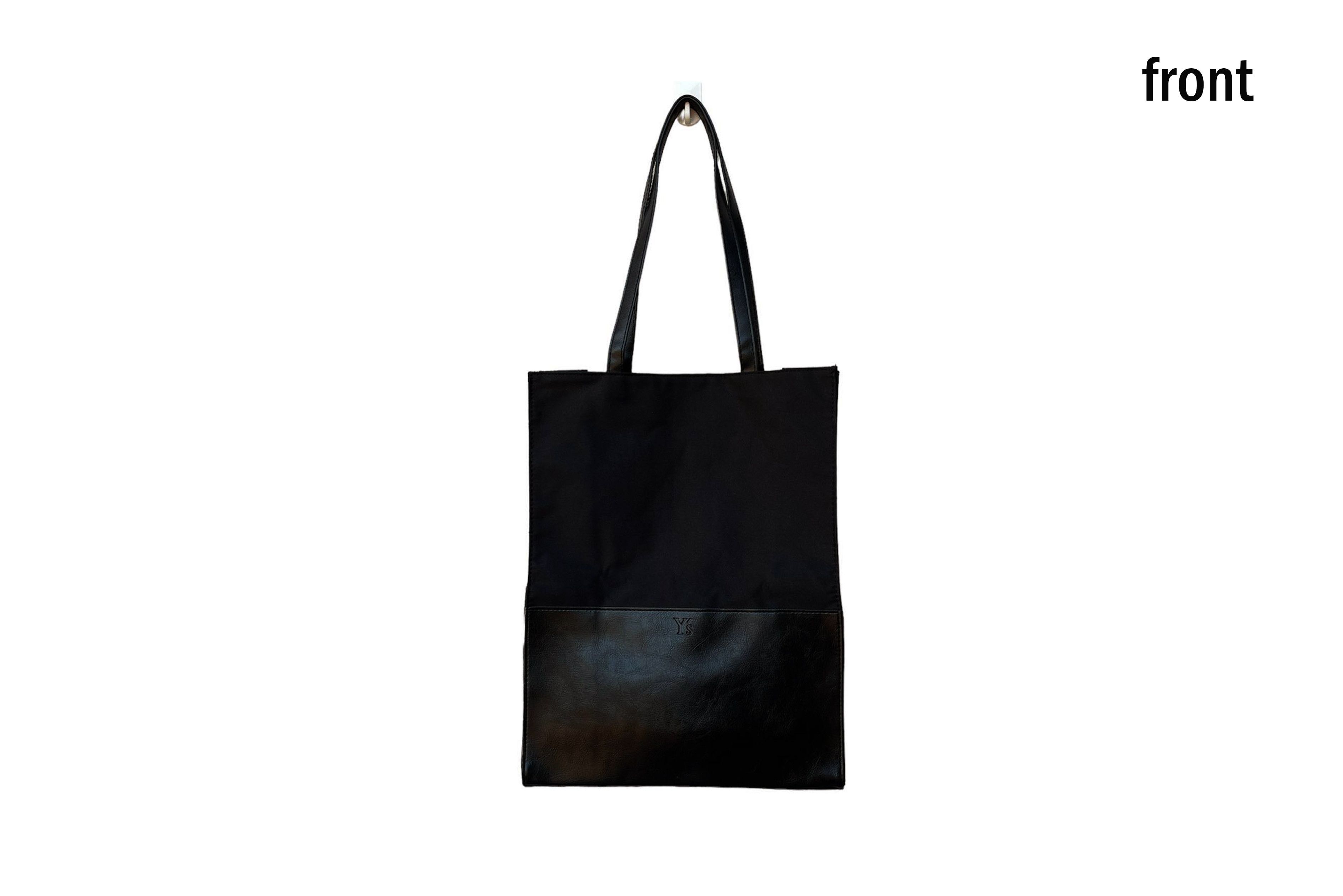 Y's Y's by Yohji Yamamoto Black tote bag, logo at front Size ONE SIZE - 2 Thumbnail