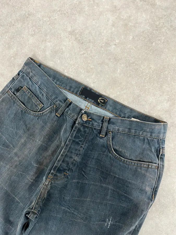 Just Cavalli AW2003 Cavalli Navy Blue Faded Denim Cozy Jeans Size US 32 / EU 48 - 6 Thumbnail