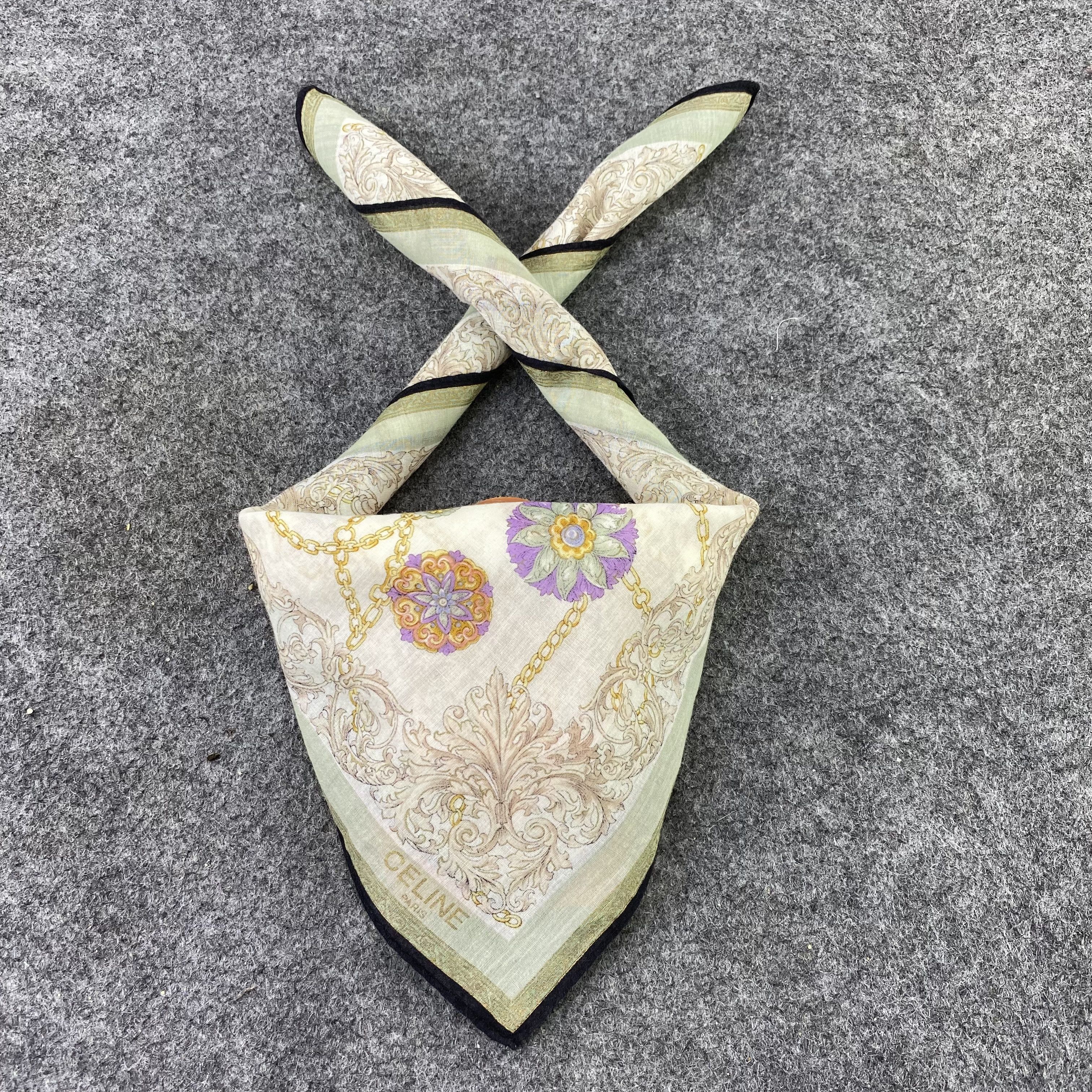 Celine Celine Handkerchief / Bandana / Neckerchief-B483 Size ONE SIZE - 2 Thumbnail