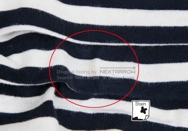 Comme des Garcons Comme Des Garcons Navy Retro Striped Top Size S / US 4 / IT 40 - 8 Thumbnail