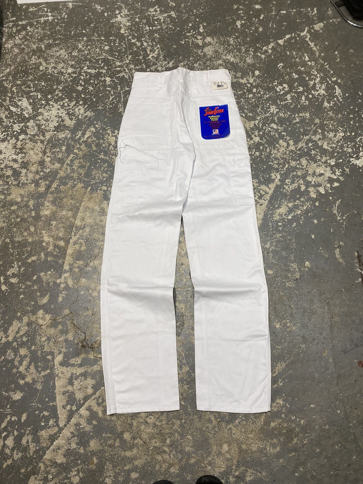 Carhartt × Vintage Vintage Stone Cutter Carpenter Painter Pants White Baggy New Size US 29 - 1 Thumbnail