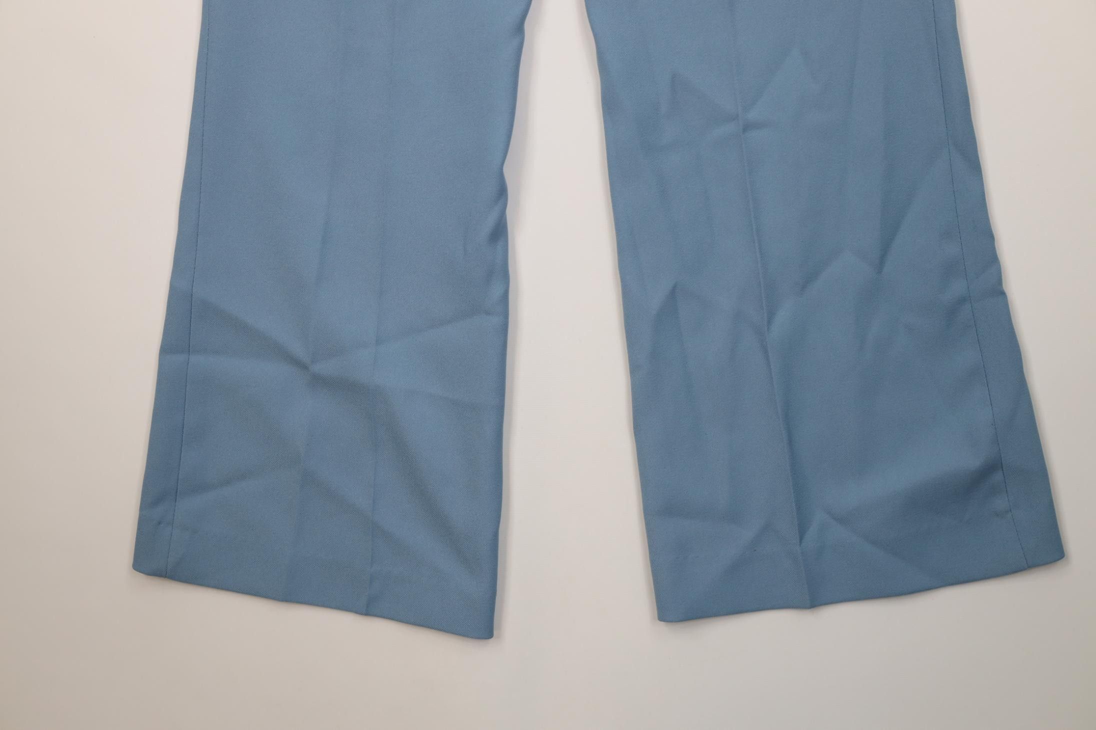 Vintage Vintage 70s Streetwear Bell Bottoms Chino Pants Blue USA Size US 34 / EU 50 - 12 Thumbnail