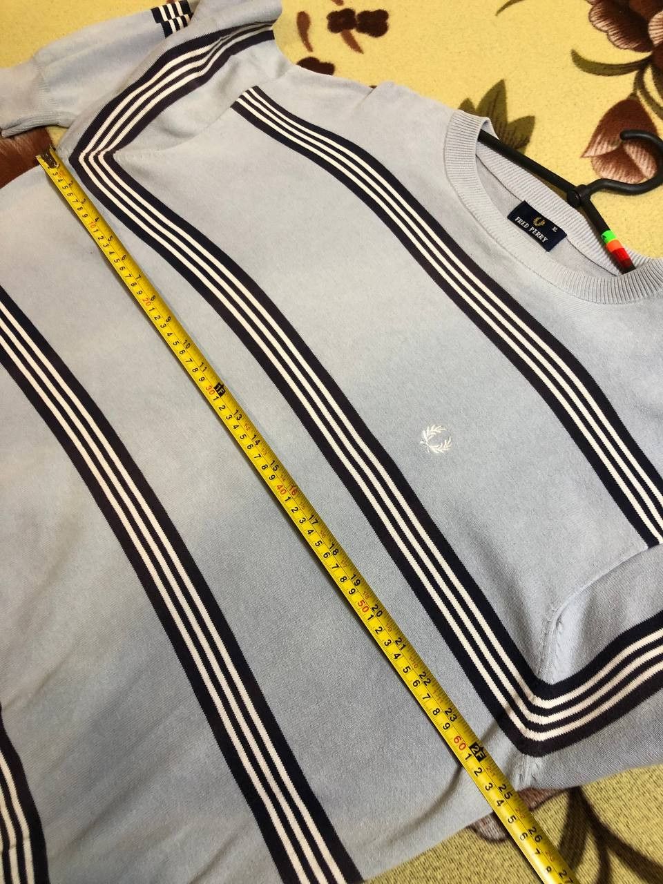 Fred Perry Fred Perry striped Sweater Crew Neck Long Sleeve . Size US XL / EU 56 / 4 - 10 Thumbnail