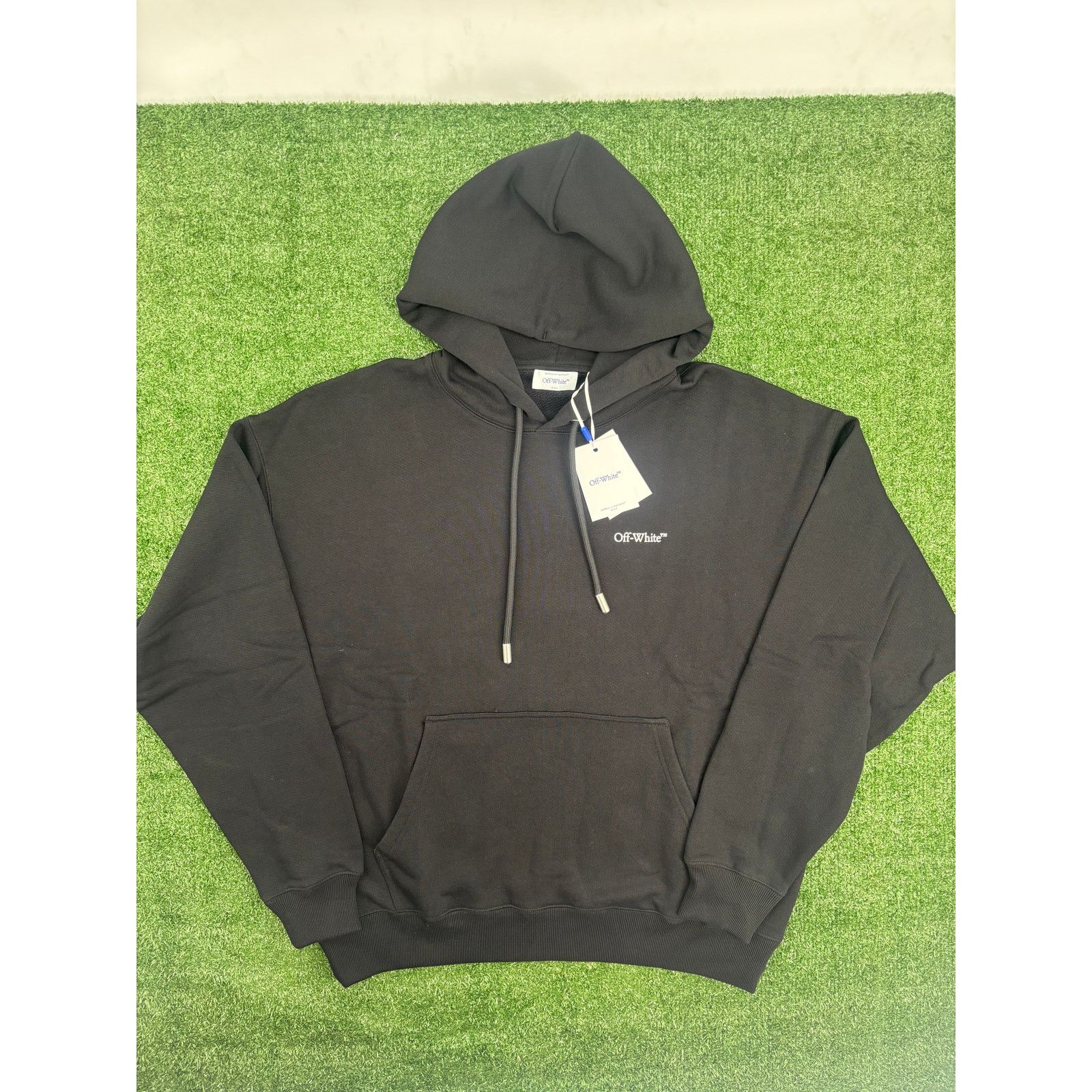 Off-White OFF-WHITE "Windy Arrows" Black Pullover Hoodie Size Small Size US S / EU 44-46 / 1 - 3 Thumbnail