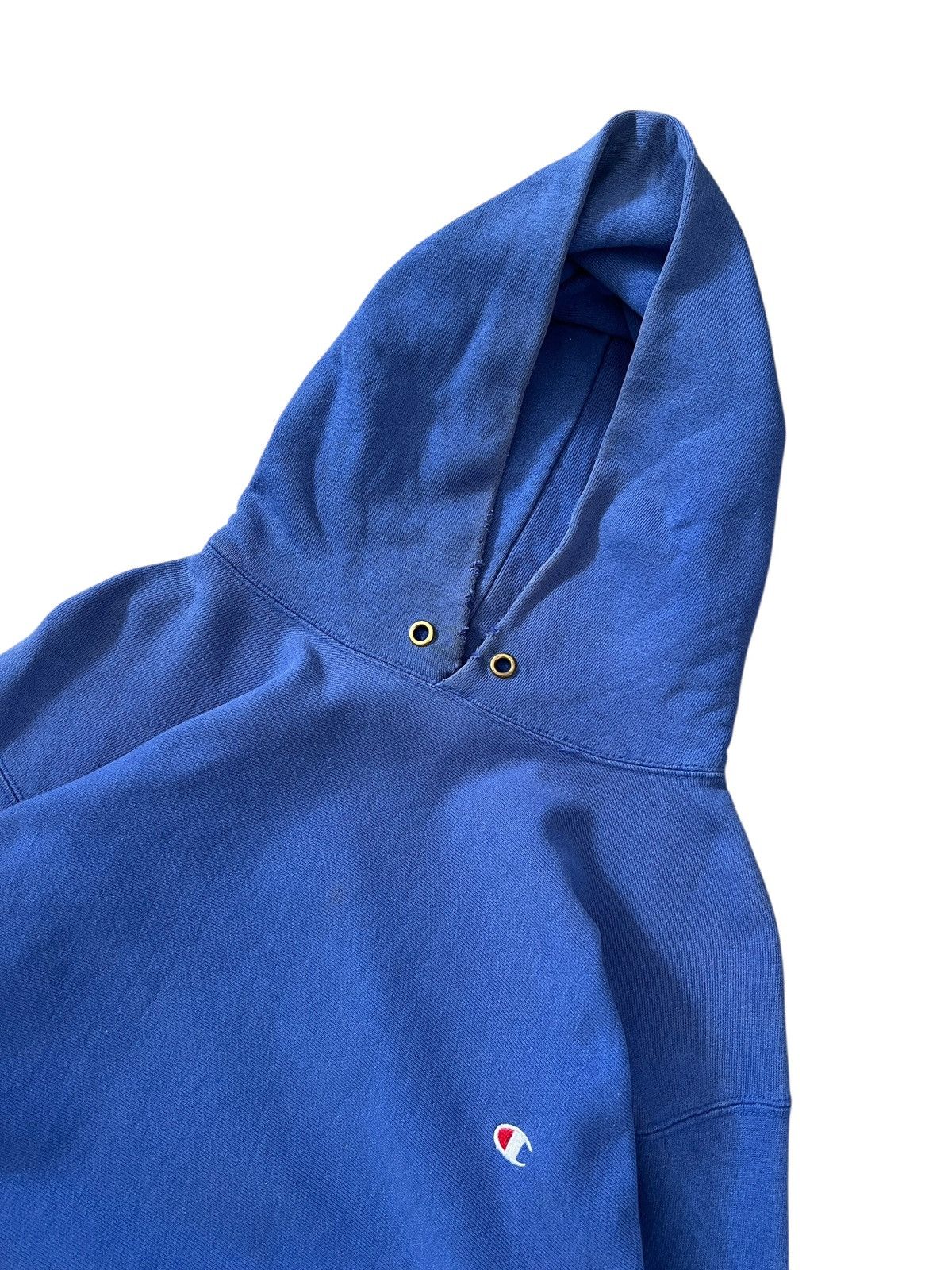 Champion 1980s Champion Reverse Weave Trashed Sun Faded Hoodie Size US XL / EU 56 / 4 - 3 Thumbnail