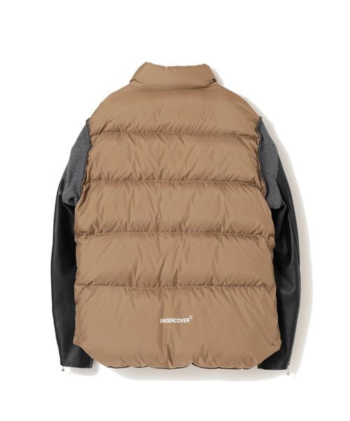 Undercover Undercover Japan Docking Leather Sleeve Down