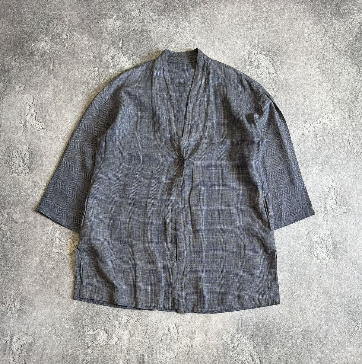 OSKA Oska 2size lino button up cape poncho dress shirt linen Size M / US 6-8 / IT 42-44 - 9 Thumbnail