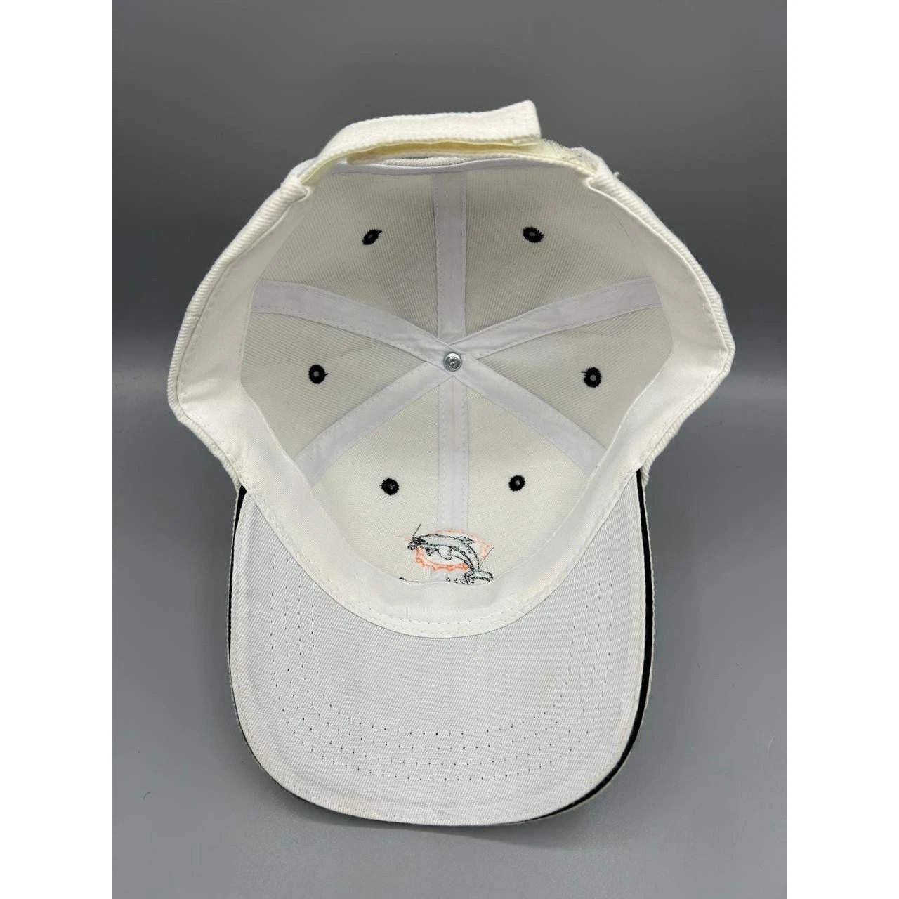 The Unbranded Brand Miami Dolphins Hat Men White Embroidered NFL Strap Back Cap Size ONE SIZE - 2 Thumbnail