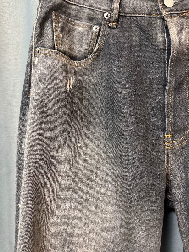 Acne Studios Acne Studios Splashed ink stained black wide-leg jeans Size US 32 / EU 48 - 4 Thumbnail