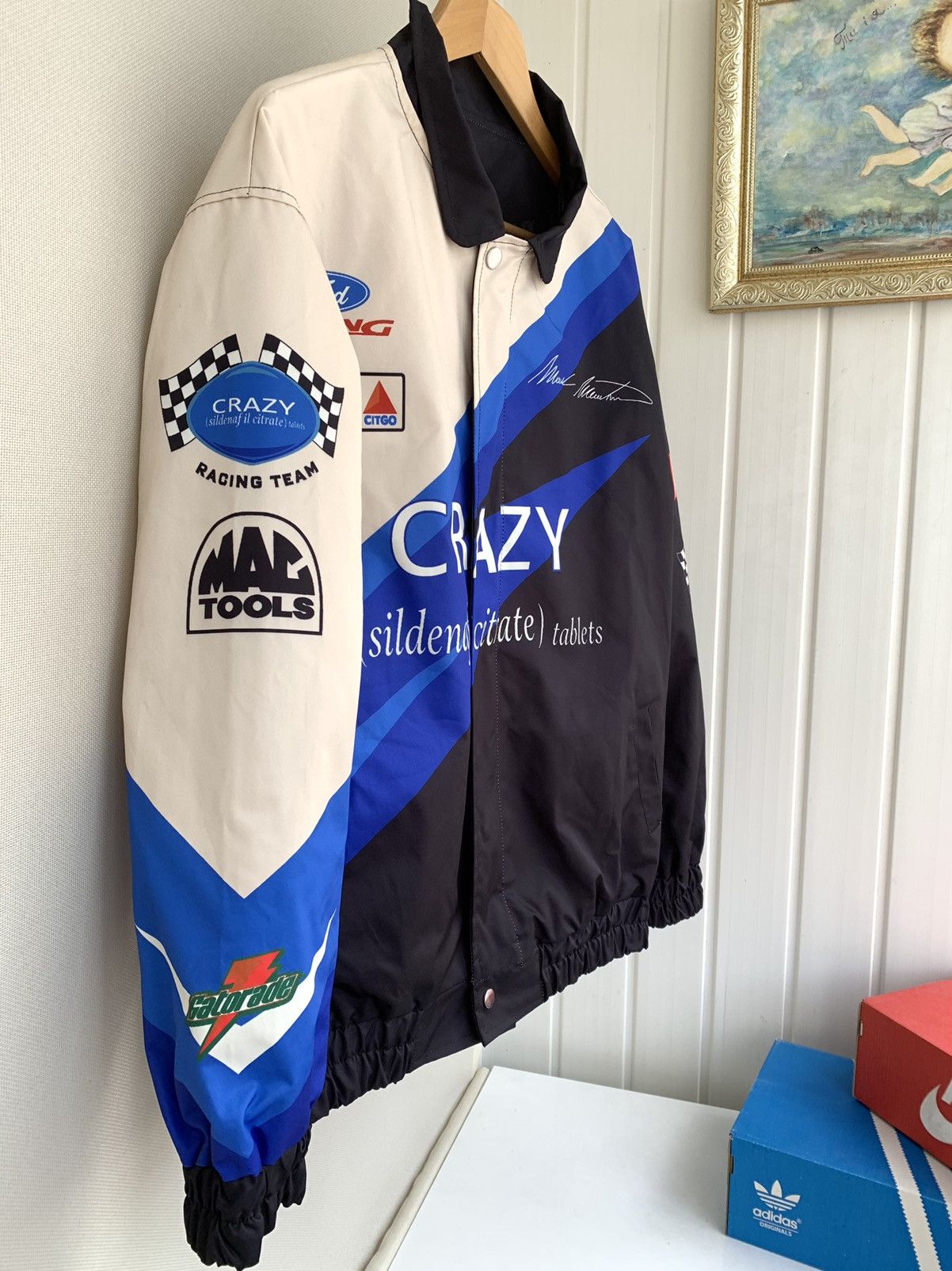 NASCAR Ford Racing Crazy NASCAR Vintage Jacket Size L Size US L / EU 52-54 / 3 - 5 Thumbnail