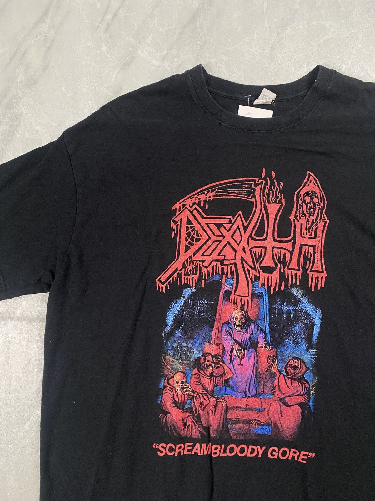 Band Tees Grail Very Rare Death Band Metal Scream Bloody Gore Promo Size US XL / EU 56 / 4 - 2 Thumbnail
