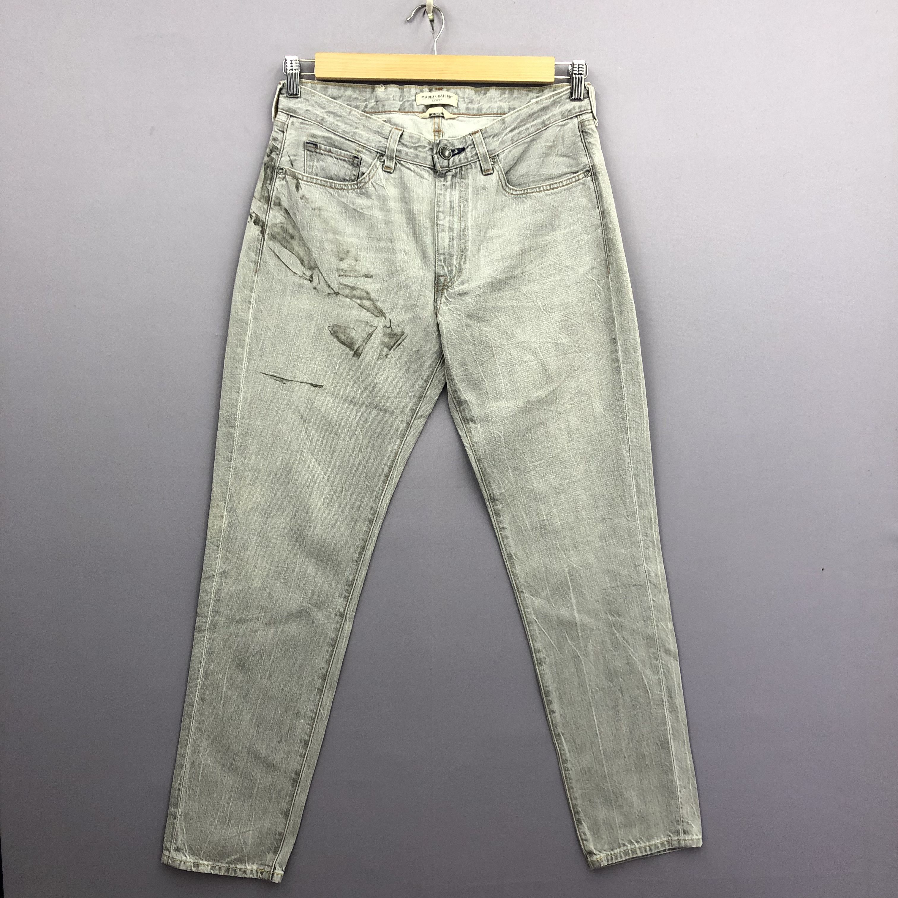 Levi's Vintage Levis Made & Crafted Jeans Levi's Gray Faded Denim Size US 32 / EU 48 - 1 Thumbnail