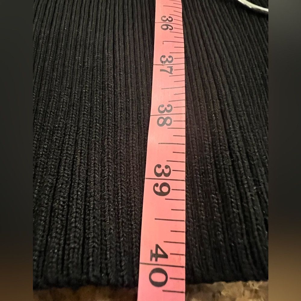 Michael Kors Ribbed Lace-Up Sweater Dress Black Gold NWT -  qualityabacus.co.in