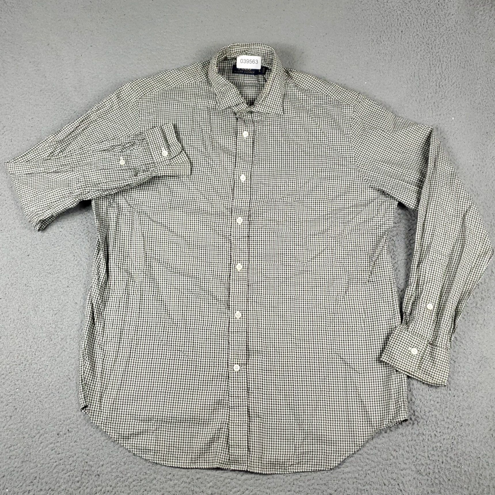 Ralph Lauren Ralph Lauren Shirt Mens Large Green Purple Check Button Up Long Sleeve Size US L / EU 52-54 / 3 - 2 Thumbnail