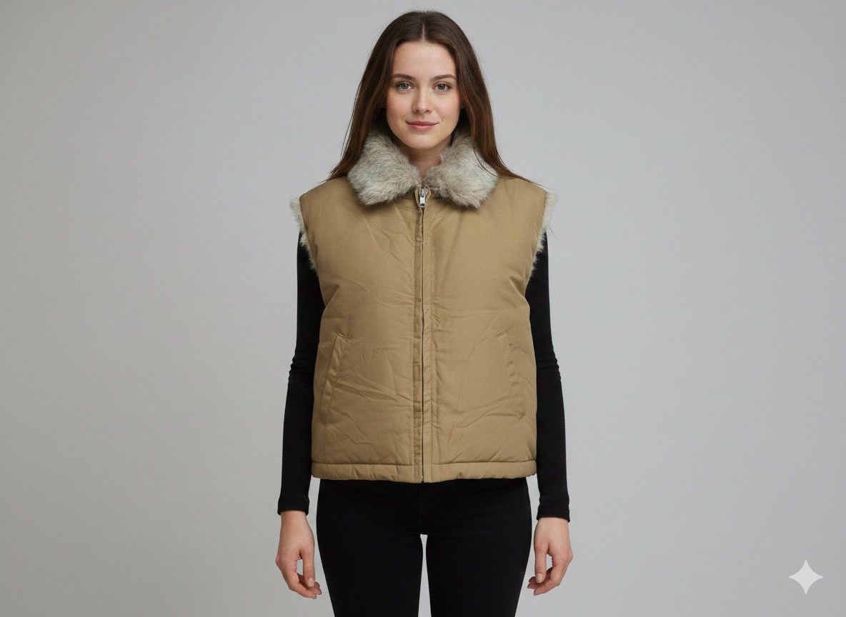 Woolrich Woolen Mills Vintage Woolrich Fur Vest Size US M / EU 48-50 / 2 - 1 Thumbnail